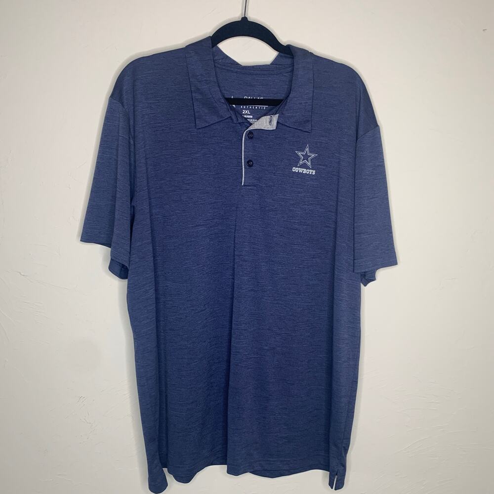 Dallas Cowboys Polo Shirt Sz 2XL Authentic Team Apparel